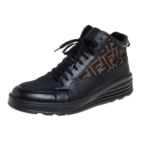 fendi zucca sneakers|fendi ff mesh platform sneakers.